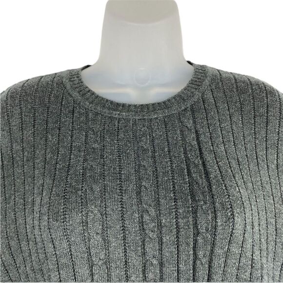 Eddie Bauer Cashmere Gray Blend Men’s Sweater Sz L - Picture 4 of 8